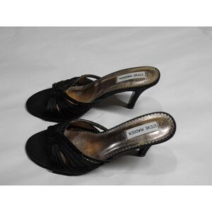 Steve Madden women's black embellished Suiter heels 8